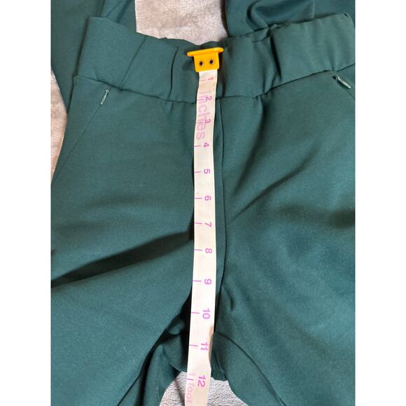 NWT Universal Standard SZ 4XS 00-0 Women Green Straight Leg Elastic Pants Pocket - Picture 9 of 10